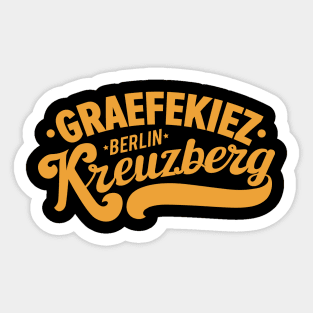 Graefekiez Vibes – Berlin Kreuzberg Sticker